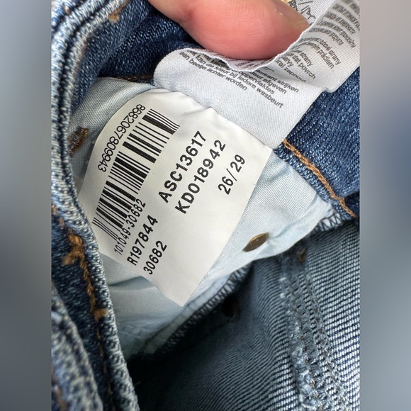 Mavi Scarlett Super High Rise Skinny Jeans Distressed Size 26 - Picture 10 of 15